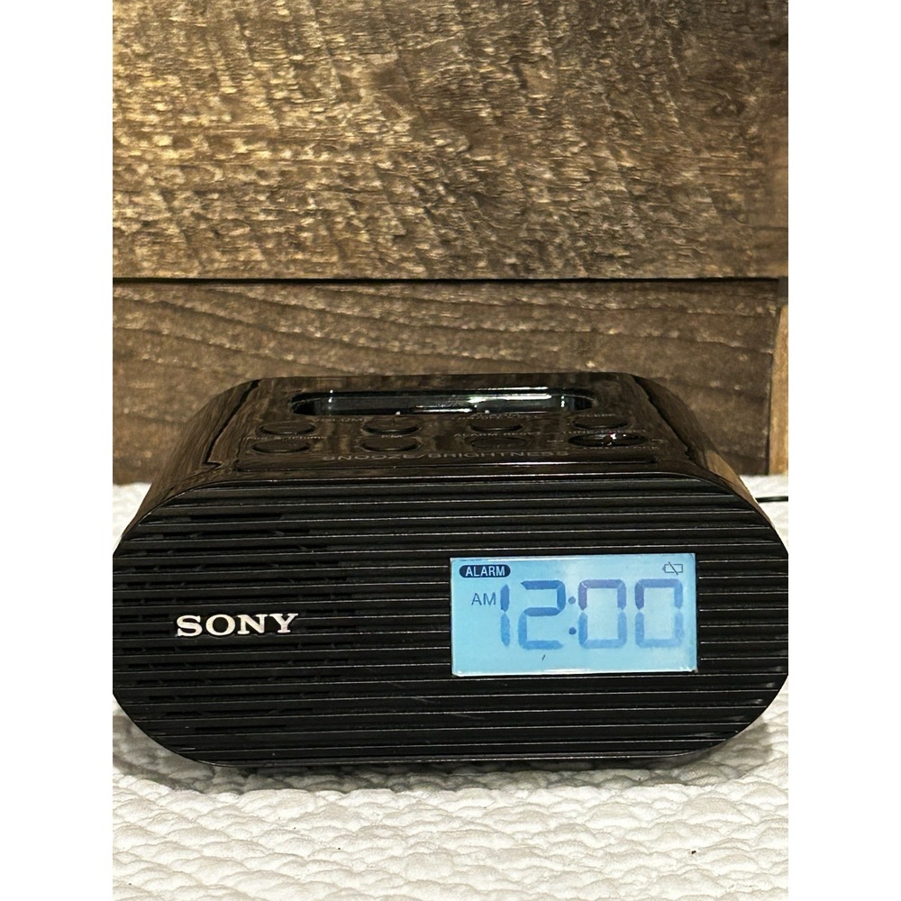 SONY Dream Machine Clock‎ Radio ICF-C05iP iPod Dock Black SON